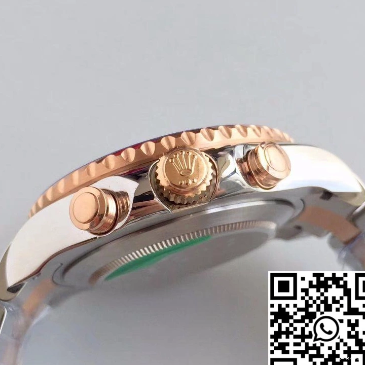 Yacht II 1268 Rolex Master Rose Dial Trendsetting Gold Factory White JF 116681 0723